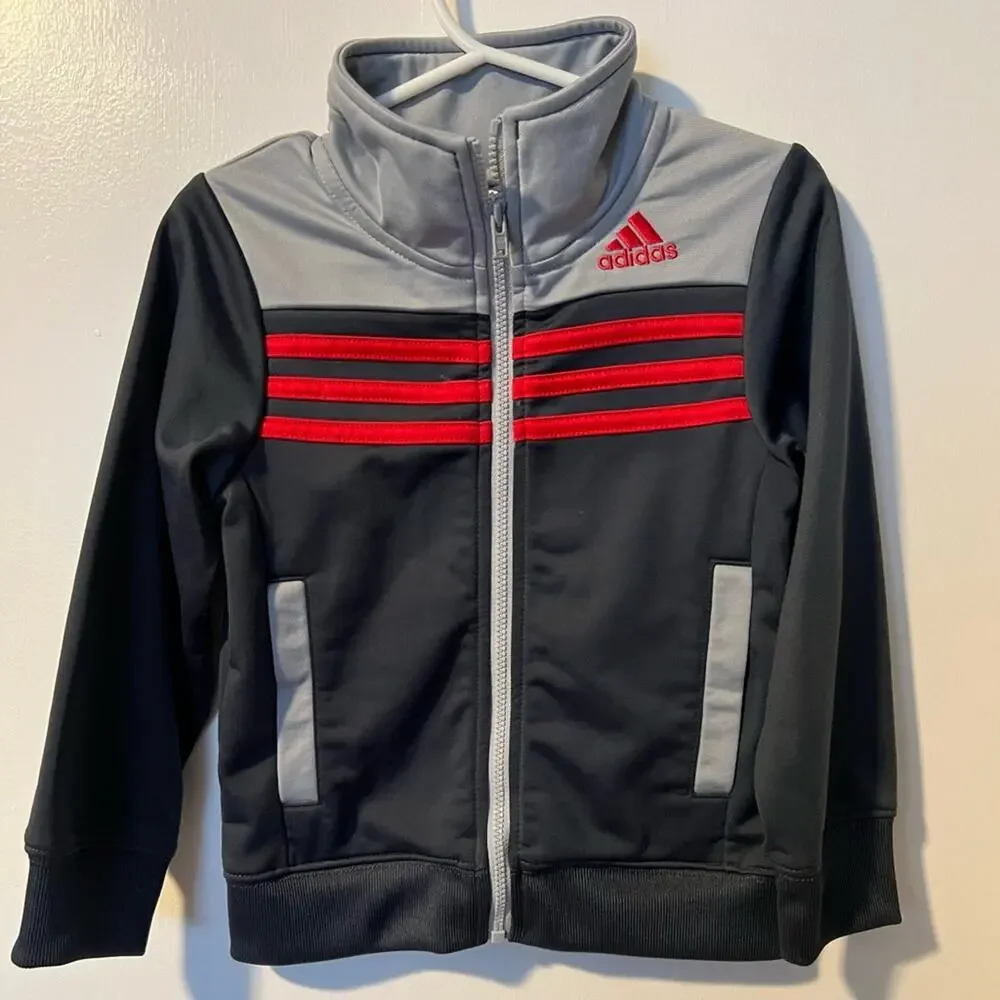 Adidas 2T track jacket zip up -‎ retro three stripes